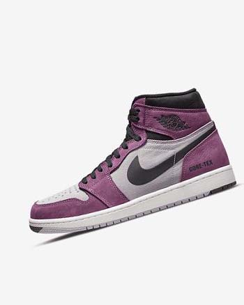 Nike Air Jordan 1 Vino Claro Grises Negros Rojos | MX 4757